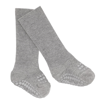 GoBabyGo Non-slip Socks Bamboo Grey Melange